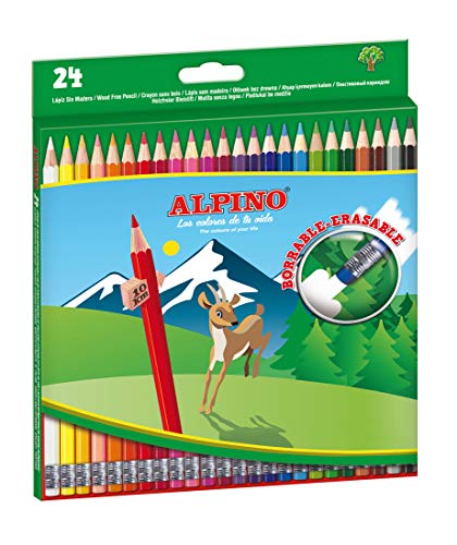 Alpino 24 radierbare Buntstifte von Alpino