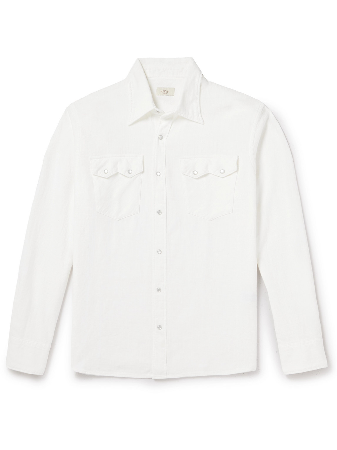 Altea - Cotton-Gauze Shirt - Men - White - S von Altea