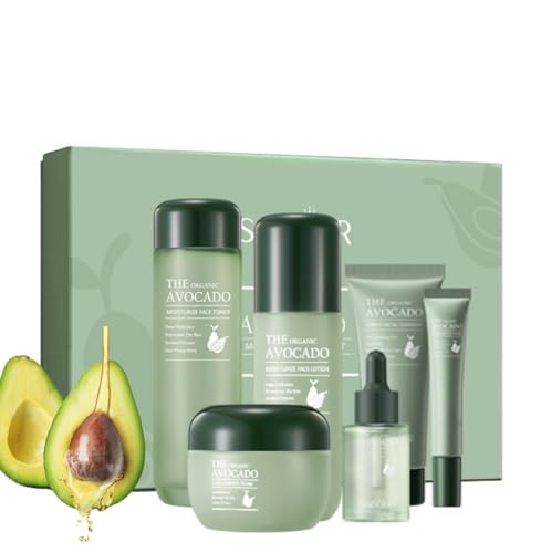 6-teiliges Avocado hautpflege set Frauen & Teenager Mädchen – skin care set mit Gesichtsreiniger, Toner, Serum, Lotion, Gesichtscreme & Augencreme Luxus-Geschenkbox Hautpflegeset 6-teiliges Avocado hautpflege set Frauen & Teenager Mädchen – skin care set mit Gesichtsreiniger, Toner, Serum, Lotion, Gesichtscreme & Augencreme Luxus-Geschenkbox Hautpflegeset von Altherona