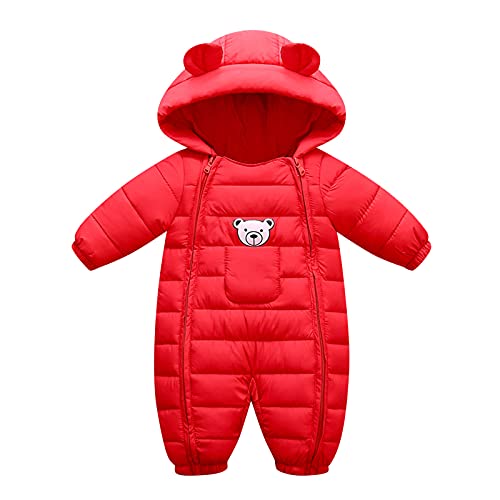 Baby Schneeanzug 80 0-6 monate 0-3 86 74 56 Mädchen Jungen Parka Strampler Jumpsuit Overall Babykleidung Jacke Mantel Outfits Babyoverall Babyparka Winterjacke Schneeanzug Daunenjacke Spielanzug von Alueeu