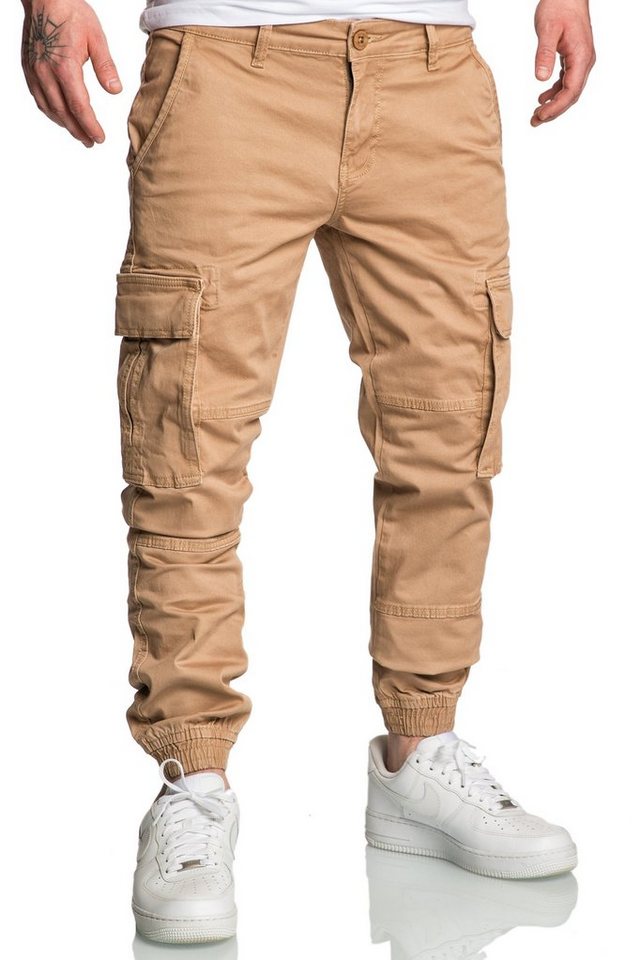 Amaci&Sons Chinohose PLANO Cargo Jogger-Chino Herren Cargo Jogger Chino Jeans Hose von Amaci&Sons