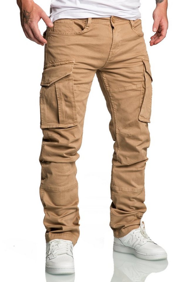 Amaci&Sons Chinohose WYATT Cargo Jogger-Chino Herren Cargo Jogger Chino Hose Jeans von Amaci&Sons