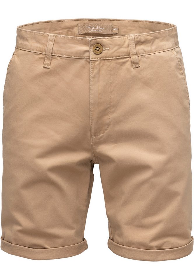 Amaci&Sons Chinoshorts PAXTANG Chinoshort Herren Bermuda Short Hose Regular Fit von Amaci&Sons