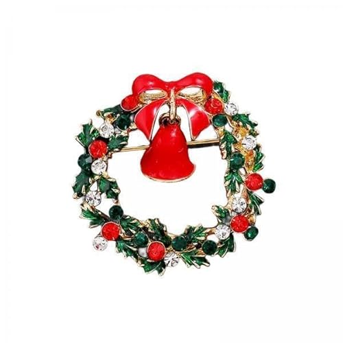 Amagogo 2x Elegante Weihnachtsbrosche, Kleidungsabzeichen, Broschen für Anzüge, Kleider, Pullover, Dekoration von Amagogo