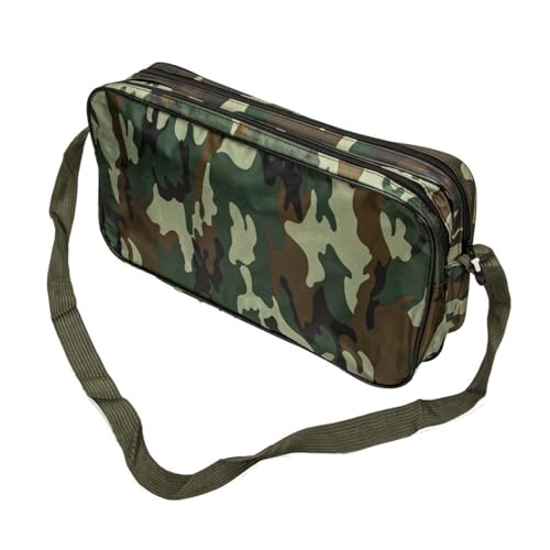 Amagogo Angelgerät Tasche Angeln Verschleißfest Angeln Ausrüstung Tragbare Organizer Angeln Zubehör für Camping, grün, 22cmx11.5cmx43.5cm von Amagogo