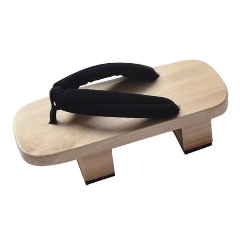 Amagogo Japanische Holzclogs, Schuhe, Flip-Flops, bequem, langlebig, für Damen und Herren, japanische traditionelle Sandalen, Hausschuhe für Zuhause im, 40 von Amagogo