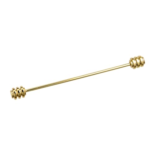 Amagogo Kragennadel für Herren, Krawattennadel, Hemdkragennadel, Clip, klassische Krawatte, Vatertagsgeschenk für Papa, für Party, Hochzeit, Verlobung, Gold von Amagogo