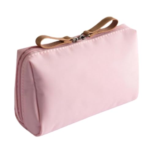 Amagogo Make-up-Tasche, Reise-Kosmetik-Aufbewahrungstasche, große Kapazität, tragbare Reißverschlusstasche, Kulturbeutel, Make-up-Organizer für Pinsel, Männer, ROSA, klein Amagogo Make-up-Tasche, Reise-Kosmetik-Aufbewahrungstasche, große Kapazität, tragbare Reißverschlusstasche, Kulturbeutel, Make-up-Organizer für Pinsel, Männer, ROSA, klein von Amagogo