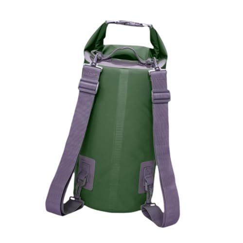 Amagogo Wasserdichter Dry Bag-Rucksack für Damen und Herren, Rolltop, wasserdichte Aufbewahrungstasche für Camping, Wassersport, Outdoor-Aktivitäten, Grün von Amagogo