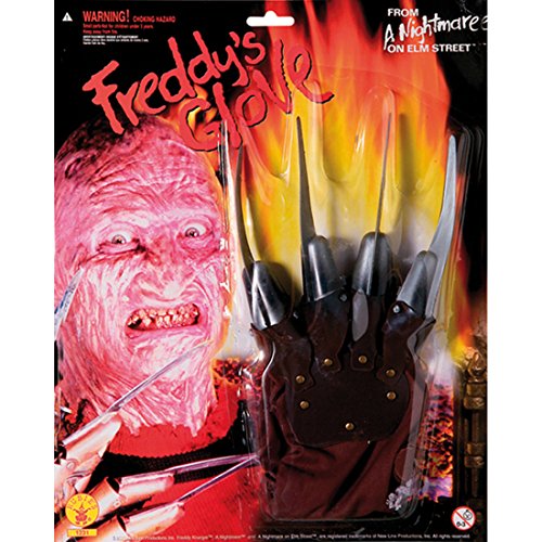 Amakando Freddy Krüger Hand Krueger Handschuh Nightmare Klingenhandschuh Filmkostüm Accessoire Halloween Kostüm Zubehör Horrorparty von Amakando