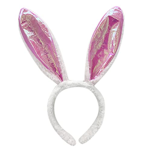 Stirnbänder Damen Ostern Erwachsene Kinder Haarband Hasenohr Stirnband Haarband Haarschmuck Tennis Zubehör Kinder (C-A, One Size) von Amaone