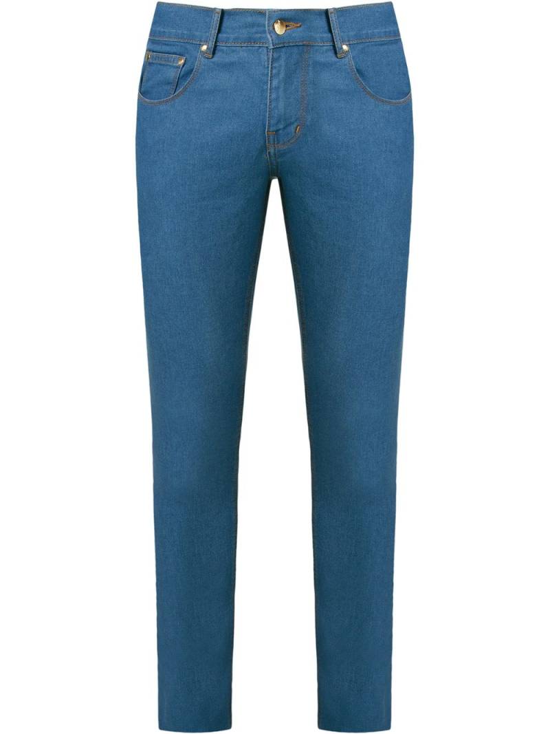 Amapô Eng anliegende Röhrenjeans - Blau von Amapô