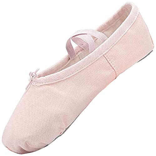 Amatt Ballettschuhe für Mädchen, Ballettschuhe, Ballettschuhe, Tanzschuhe für Yoga (Kinder/Kinder/Jungen/Jungen/Damen/Jungen/Mädchen/Jungen/Mädchen/Jungen), beige, 30.5 EU von Amatt