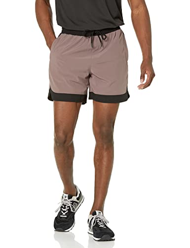 Amazon Essentials Herren Active Stretch Stoff-Shorts, Taupe, XXL von Amazon Essentials