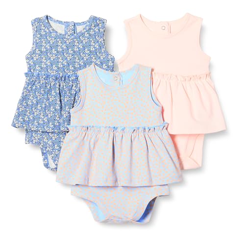 Amazon Essentials Baby Mädchen Ärmellose Bodysuit-Kleider, 3er-Pack, Blassrosa/Blau Posey Floral, 3-6 Monate Amazon Essentials Baby Mädchen Ärmellose Bodysuit-Kleider, 3er-Pack, Blassrosa/Blau Posey Floral, 3-6 Monate von Amazon Essentials