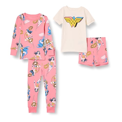 Amazon Essentials DC Unisex Kinder Eng anliegende Baumwoll-Schlafanzüge, Wonder-woman-posen – Kinder, 3 Jahre Amazon Essentials DC Unisex Kinder Eng anliegende Baumwoll-Schlafanzüge, Wonder-woman-posen – Kinder, 3 Jahre von Amazon Essentials