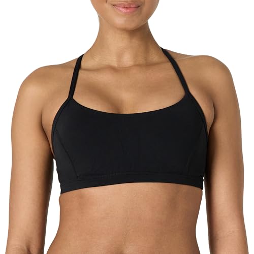 Amazon Essentials Damen Active FormFlex Buttery Soft Yoga-Sport-BH mit schmalen Trägern und Y-Rücken, für leichten Halt, Schwarz, S Amazon Essentials Damen Active FormFlex Buttery Soft Yoga-Sport-BH mit schmalen Trägern und Y-Rücken, für leichten Halt, Schwarz, S von Amazon Essentials