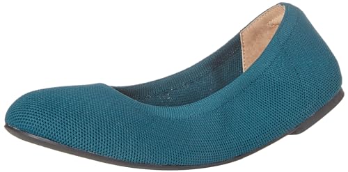 Amazon Essentials Damen Ballerinas aus Strick, Dunkles Türkis, 39 EU von Amazon Essentials