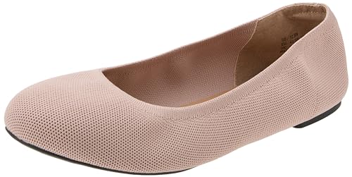 Amazon Essentials Damen Ballerinas aus Strick, Sand, 43 EU von Amazon Essentials