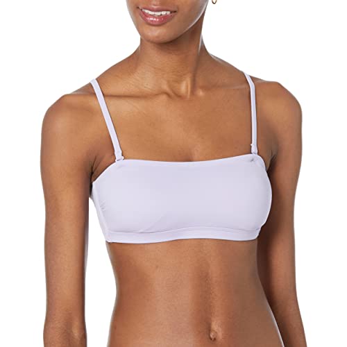 Amazon Essentials Damen Bandeau-Badeoberteil (in Übergröße erhältlich), Lavendel, 4XL Große Größen von Amazon Essentials