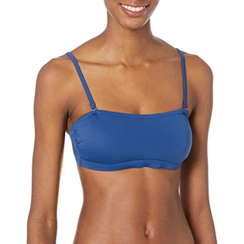 Amazon Essentials Damen Bandeau-Badeoberteil (in Übergröße erhältlich), Tiefblau, 3XL Große Größen von Amazon Essentials