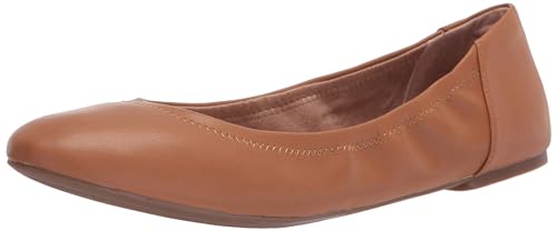 Amazon Essentials Damen Belice Ballerinas, Kamelbraun, 42 EU Weit von Amazon Essentials