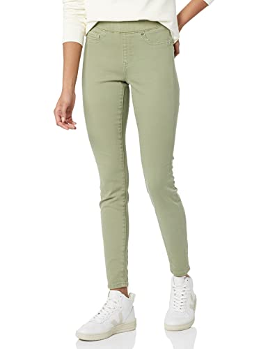 Amazon Essentials Damen Stretch-Jeggings zum Hineinschlüpfen (erhältlich in Übergröße), Helles Salbeigrün, 42 von Amazon Essentials