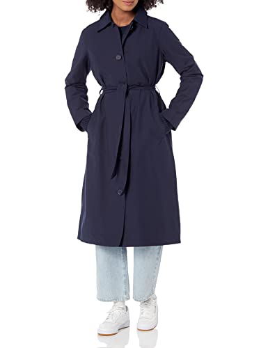 Amazon Essentials Damen Wasserabweisender Trenchcoat in lockerer Passform (in Übergröße erhältlich) (Früher Amazon Aware), Marineblau, 4XL Große Größen von Amazon Essentials