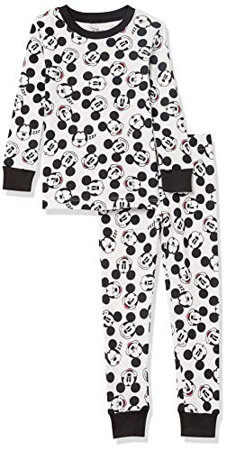 Amazon Essentials Disney | Marvel | Star Wars Jungen Eng anliegender Baumwoll-Schlafanzug, Mickey Vibes, 9 Jahre von Amazon Essentials