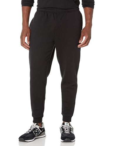 Amazon Essentials Herren Fleecejogginghose, Schwarz, L von Amazon Essentials