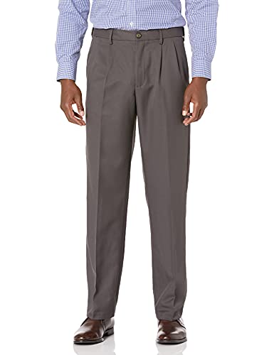 Amazon Essentials Herren Anzughose mit Falte und Erweiterbarem Bund, Klassisch Geschnitten, Kohlegrau, 32W / 28L Amazon Essentials Herren Anzughose mit Falte und Erweiterbarem Bund, Klassisch Geschnitten, Kohlegrau, 32W / 28L von Amazon Essentials