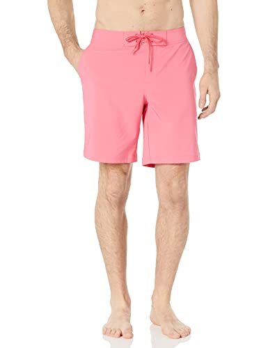 Amazon Essentials Herren Board-Shorts, Intensive Rosa, M von Amazon Essentials