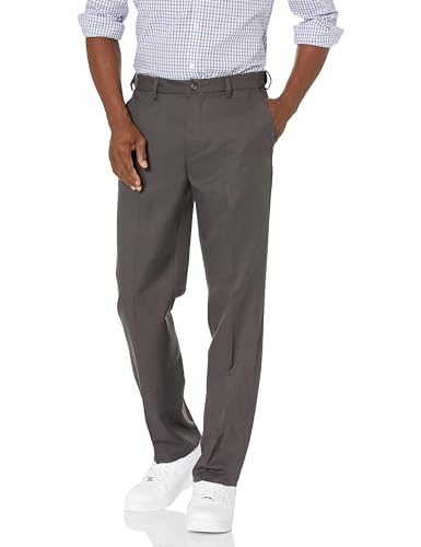 Amazon Essentials Herren Flatfront-Anzughose mit elastischem Bund in klassischer Passform, Kohlegrau, 33W / 32L Amazon Essentials Herren Flatfront-Anzughose mit elastischem Bund in klassischer Passform, Kohlegrau, 33W / 32L von Amazon Essentials