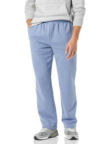 Amazon Essentials Herren Fleece-Jogginghose (erhältlich in „Big & Tall“-Größen), Jeans, L von Amazon Essentials