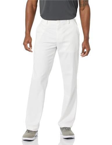 Amazon Essentials Herren Golf-Stretchhose, Klassischer Schnitt (erhältlich in Big & Tall), Weiß, 30W / 28L von Amazon Essentials