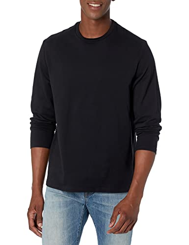 Amazon Essentials Herren Langärmeliges T-Shirt, Normale Passform, Schwarz, S Amazon Essentials Herren Langärmeliges T-Shirt, Normale Passform, Schwarz, S von Amazon Essentials