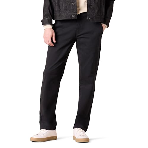 Amazon Essentials Herren Legere Stretch-Chinohose mit gerader Passform, Schwarz, 33W / 34L Amazon Essentials Herren Legere Stretch-Chinohose mit gerader Passform, Schwarz, 33W / 34L von Amazon Essentials