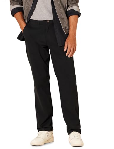 Amazon Essentials Herren Legere Stretch-Chinohose mit klassischer Passform, Schwarz, 34W / 31L Amazon Essentials Herren Legere Stretch-Chinohose mit klassischer Passform, Schwarz, 34W / 31L von Amazon Essentials