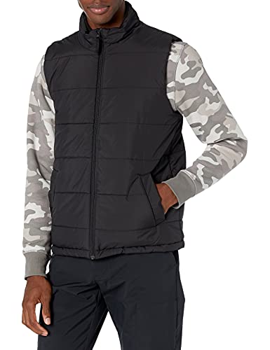 Amazon Essentials Herren Mittelschwere Isolierte Daunenweste Mit Fleecefutter, Schwarz, XXL Amazon Essentials Herren Mittelschwere Isolierte Daunenweste Mit Fleecefutter, Schwarz, XXL von Amazon Essentials