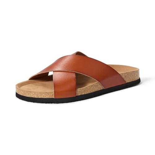 Amazon Essentials Herren Sandalen mit überkreuzten Riemen, Bräunen, 47 EU Amazon Essentials Herren Sandalen mit überkreuzten Riemen, Bräunen, 47 EU von Amazon Essentials