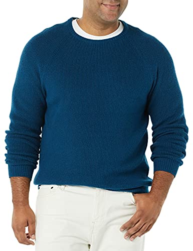 Amazon Essentials Herren Soft-Touch-Pullover mit Rundhalsausschnitt und Langen Ärmeln, Dunkelblau, XL von Amazon Essentials