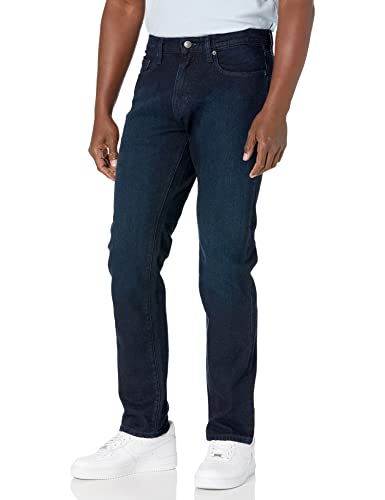 Amazon Essentials Herren Jeans, Sportlich Geschnitten, Blau Überfärben, 30W / 30L von Amazon Essentials