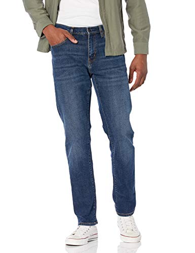 Amazon Essentials Herren Jeans, Sportlich Geschnitten, Dunkelblau Vintage, 31W / 28L von Amazon Essentials