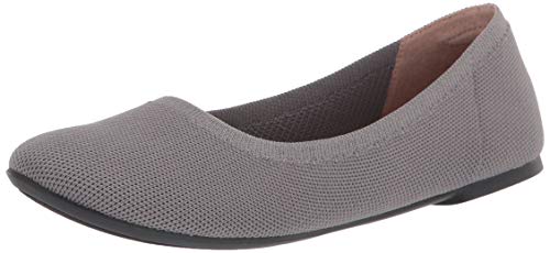 Amazon Essentials Damen Ballerinas aus Strick, Hellgrau, 41 EU von Amazon Essentials