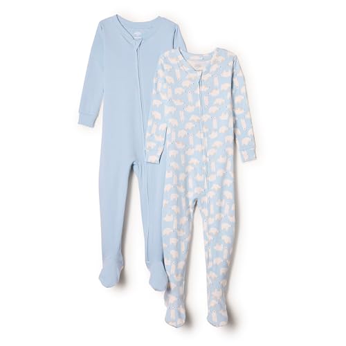 Amazon Essentials x Sofia Grainge Unisex Baby Eng anliegender Pyjama aus Baumwolle mit Fuß, 2er-Pack, Eisbär/Hellblau, 24 Monate Amazon Essentials x Sofia Grainge Unisex Baby Eng anliegender Pyjama aus Baumwolle mit Fuß, 2er-Pack, Eisbär/Hellblau, 24 Monate von Amazon Essentials