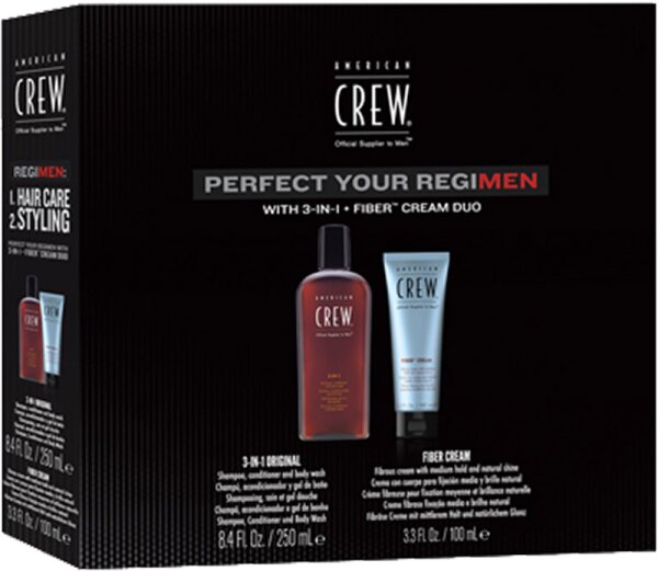 Aktion - American Crew Regimen 3-in-1 & Fiber Cream Duo von American Crew