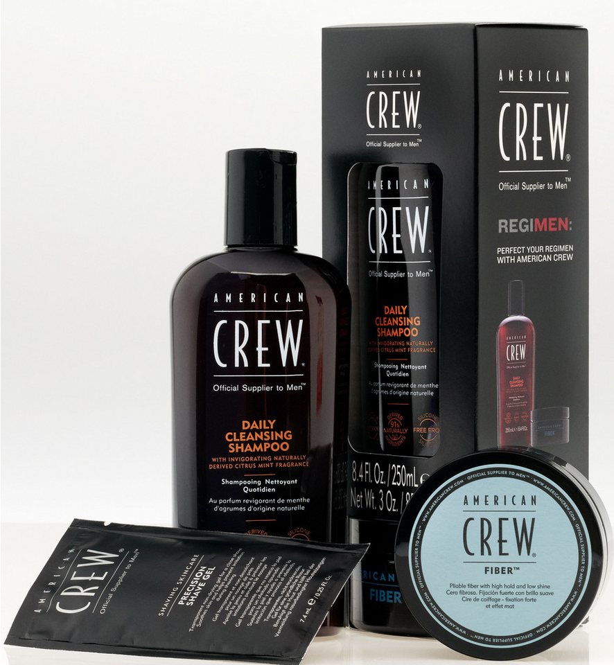 American Crew Haarpflege-Set Regimen Fiber Duo Set Limited Edition - Classic Fiber + Shampoo, Set, 2-tlg. von American Crew