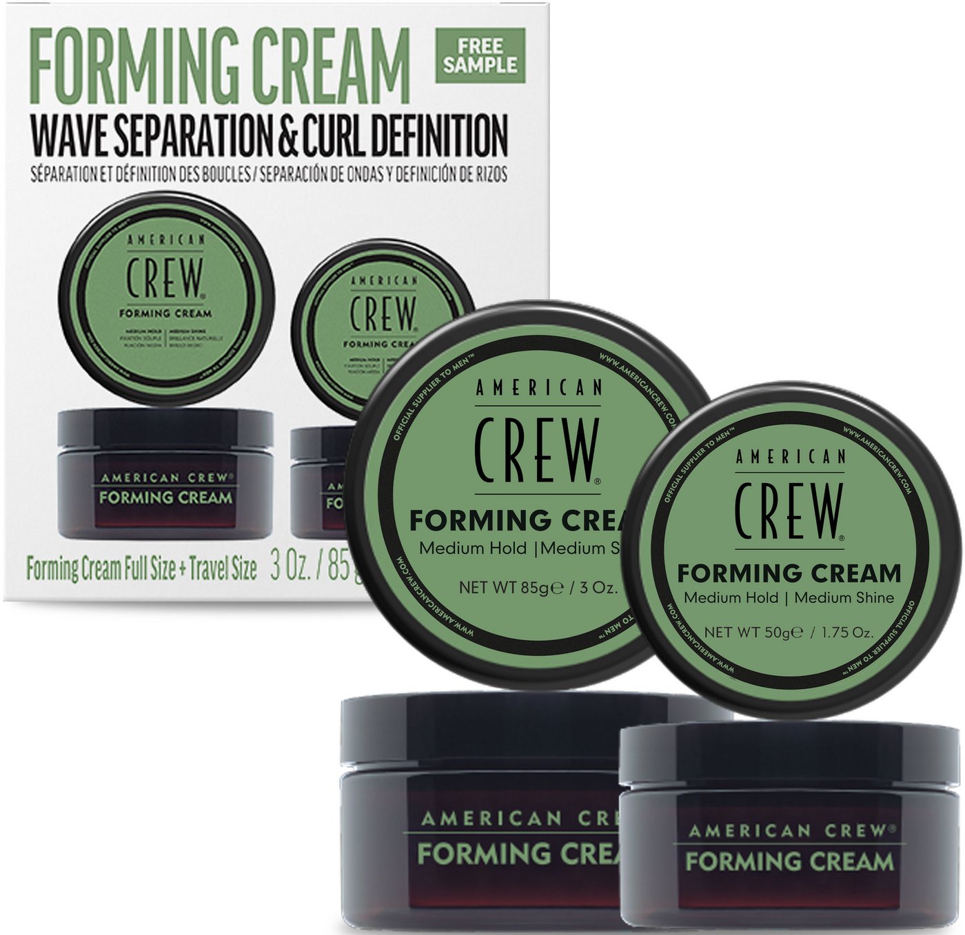 American Crew Styling-Creme Forming Cream Duo StylingSet - Classic Forming Cream 85 gr + 50 gr, Set, 2-tlg. von American Crew