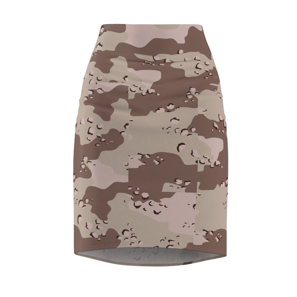 Damen Bleistiftrock - Military Chocolate Chip Desert Tarnmuster Damen Bleistiftrock - Military Chocolate Chip Desert Tarnmuster von AmericanEnterprises