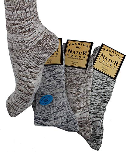 Americo R. Herren Countrysocken 3er Pack Naturmeliert 35/38 von Americo R.